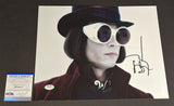 Johnny Depp autographed 11x14 PSA COA