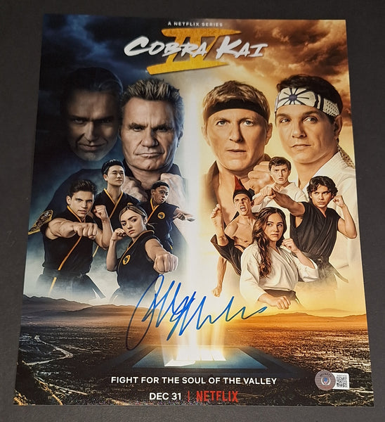 Ralph Macchio autographed 11x14 Beckett Witness COA