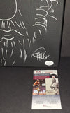 Cheech and Chong autographed and sketched 11x14 canvas JSA COA