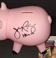 John Ratzenberger autographed Piggy Bank JSA COA
