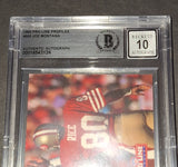 Joe Montana autographed card Beckett COA