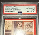 Henry Winkler autographed card PSA/DNA COA