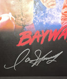 David Hasselhoff autographed 16x20 canvas Beckett COA