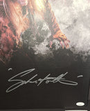 Tyler Mane autographed 16x20 canvas JSA COA