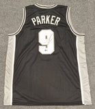 Tony Parker autographed jersey Beckett Witness COA