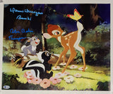 Donnie Dunagan and Peter Behn autographed Canvas COA