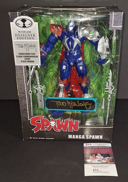 Todd McFarlane autographed Manga Spawn action figure JSA COA