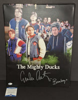Emilio Estevez autographed 16x20 canvas Beckett COA