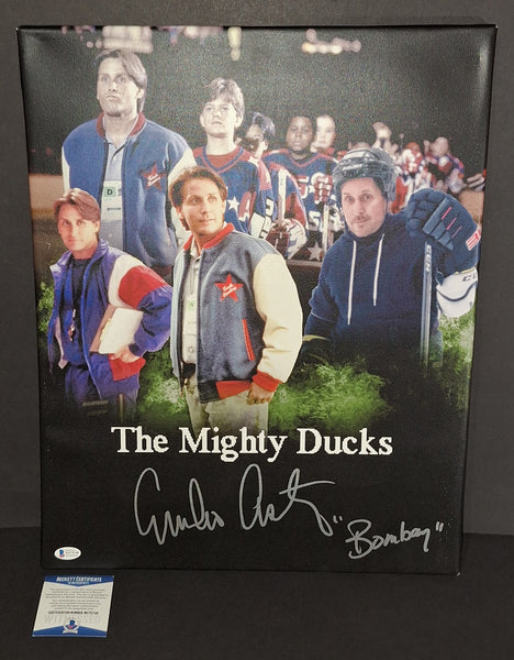 Emilio Estevez autographed 16x20 canvas Beckett COA