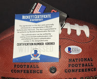 Joe Montana autographed Duke football Beckett COA