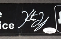 Kate Flannery autographed name plate JSA COA