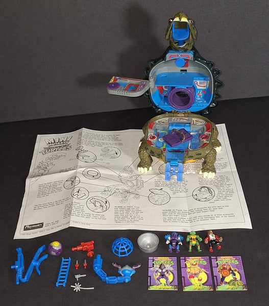 1994 TMNT Mini Mutants Tokka Technodrome Playset 100% Complete