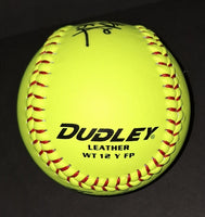 Jennie Finch autographed softball and 5x7 photo Beckett COA