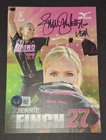 Jennie Finch autographed softball and 5x7 photo Beckett COA