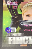 Jennie Finch autographed softball and 5x7 photo Beckett COA