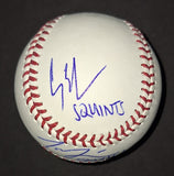 Tom Guiry and Chauncey Leopardi autographed baseball JSA COA