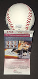 Tom Guiry and Chauncey Leopardi autographed baseball JSA COA