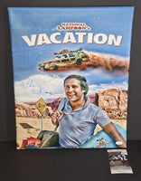 Chevy Chase autographed 16x20 canvas JSA COA