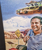 Chevy Chase autographed 16x20 canvas JSA COA