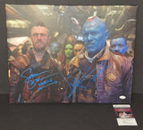 Michael Rooker and Sean Gunn autographed 16x20 canvas JSA COA