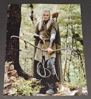 Orlando Bloom autographed 11x14 Beckett Witness COA