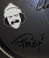 Cheech and Chong autographed drumhead Beckett Witness COA