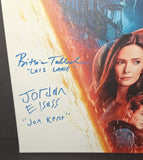 Superman & Lois autographed cast 16x20 canvas JSA COA