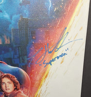 Superman & Lois autographed cast 16x20 canvas JSA COA