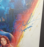 Superman & Lois autographed cast 16x20 canvas JSA COA