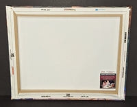 Ralph Macchio and Elisabeth Shue autographed 16x20 canvas JSA COA