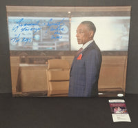 Giancarlo Esposito autographed 16x20 canvas JSA COA