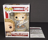 Warwick Davis autographed Funko JSA COA
