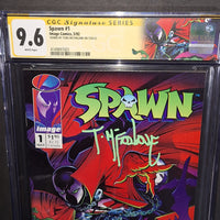 Todd McFarlane Autographed Comic Spawn 1 CGC Graded 9.6 and Encapsulated