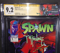 Todd McFarlane Autographed Comic Spawn 1 CGC Graded 9.2 and Encapsulated