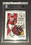 Chandler Jones autographed card Beckett COA