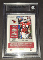 Chandler Jones autographed card Beckett COA