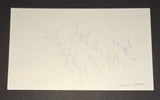 Frankie Avalon Autographed 3x5 Card JSA COA