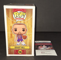 Grant Hill autographed Funko JSA COA