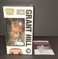 Grant Hill autographed Funko JSA COA