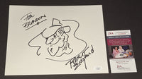 Robert Englund Autographed and Sketched 8.5x11 JSA COA