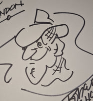 Robert Englund Autographed and Sketched 8.5x11 JSA COA