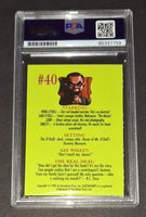 Tim Jacobus autographed card PSA COA