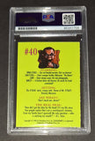 Tim Jacobus autographed card PSA COA