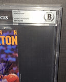 John Stockton Autographed Ticket Beckett COA