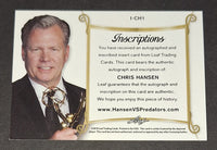 Chris Hansen Autographed Card Leaf COA
