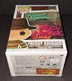 Robert Englund autographed Funko JSA COA