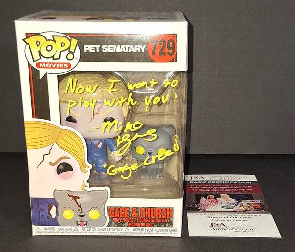 Miko Hughes Autographed Funko JSA COA