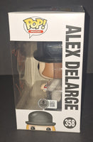 Malcolm McDowell autographed Funko Beckett COA