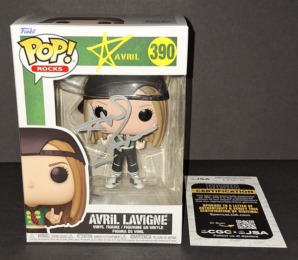 Avril Lavigne autographed Funko JSA COA