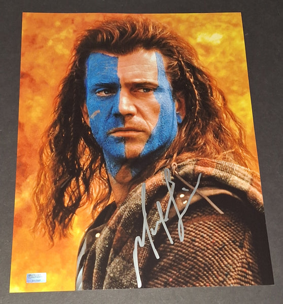 Mel Gibson autographed 11x14 Celebrity Authentics COA